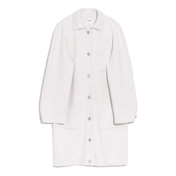 barrie Veste longue denim en cachemire et coton