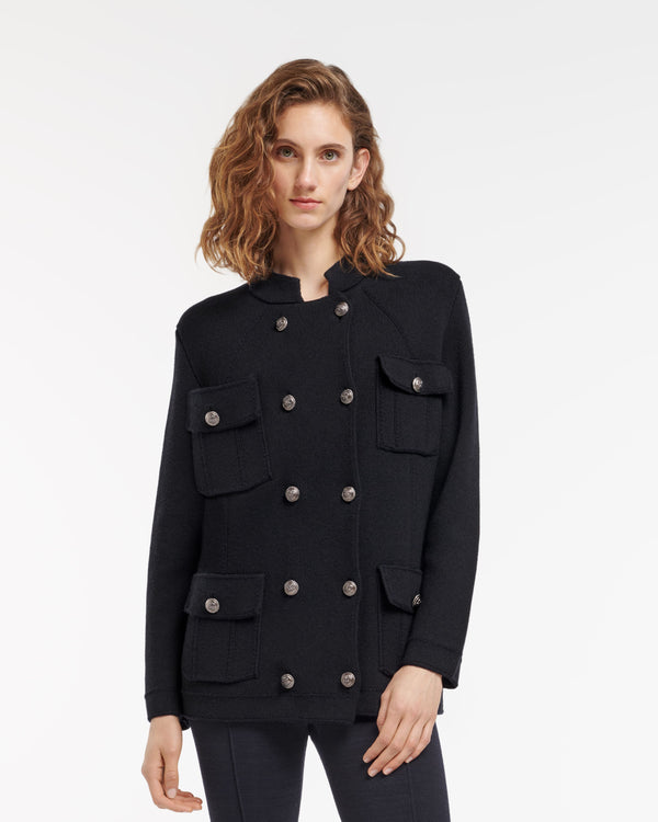 Barrie Veste Militaire En Cachemire Et Coton