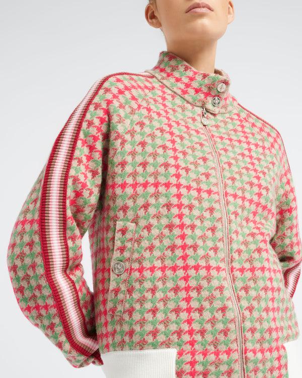 Barrie Blouson En Cachemire Et Laine à Motif Pied-de-poule