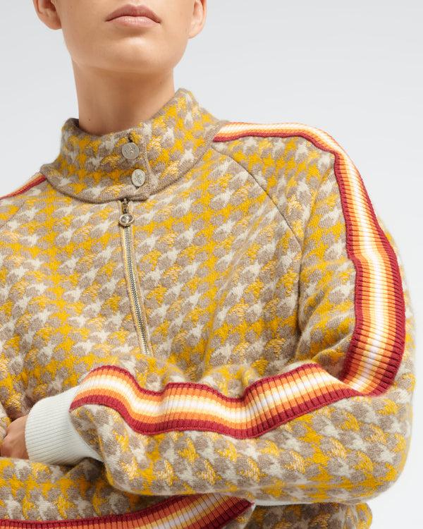 Barrie Blouson En Cachemire Et Laine à Motif Pied-de-poule