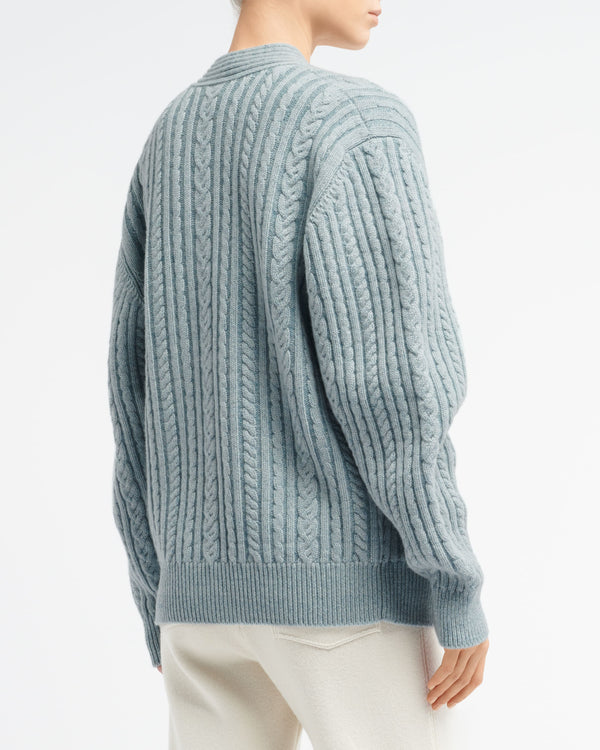 Barrie Cardigan épais Oversize En Cachemire Et Laine