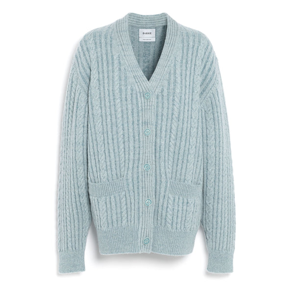 barrie Cardigan épais oversize en cachemire et laine