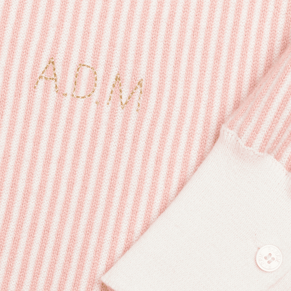 barrie Chemise à fines rayures en cachemire et coton