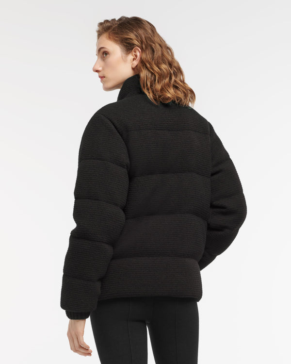 Barrie Doudoune à Fines Rayures En Cachemire Laine Et Soie