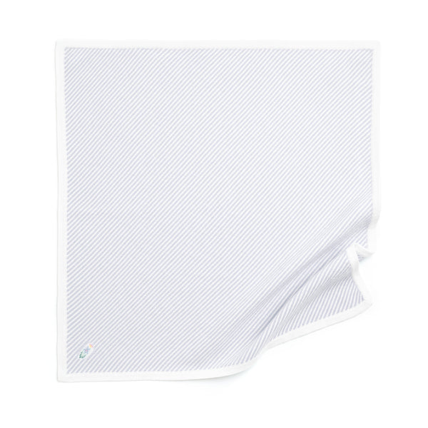 Barrie Foulard à Fines Rayures En Cachemire Et Coton