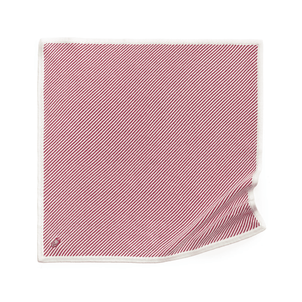 Barrie Foulard à Fines Rayures En Cachemire Et Coton