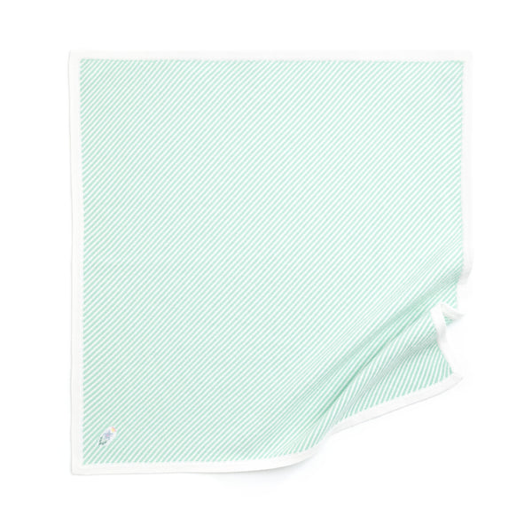 barrie Foulard à fines rayures en cachemire et coton