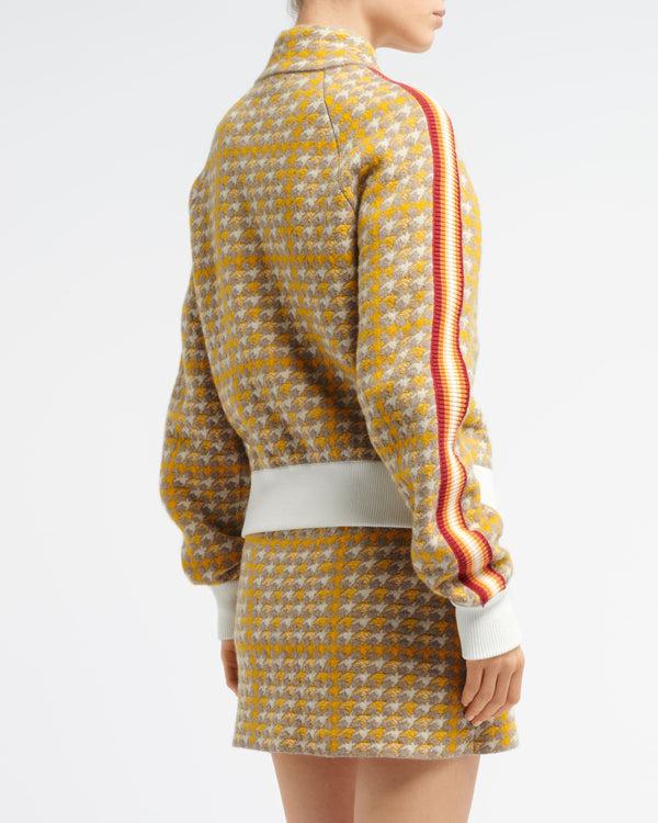 Barrie Jupe En Cachemire Et Laine à Motif Pied-de-poule