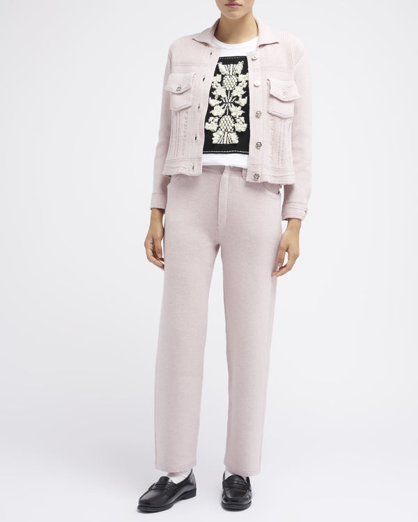 Barrie Pantalon Denim Boyfriend En Cachemire Et Coton