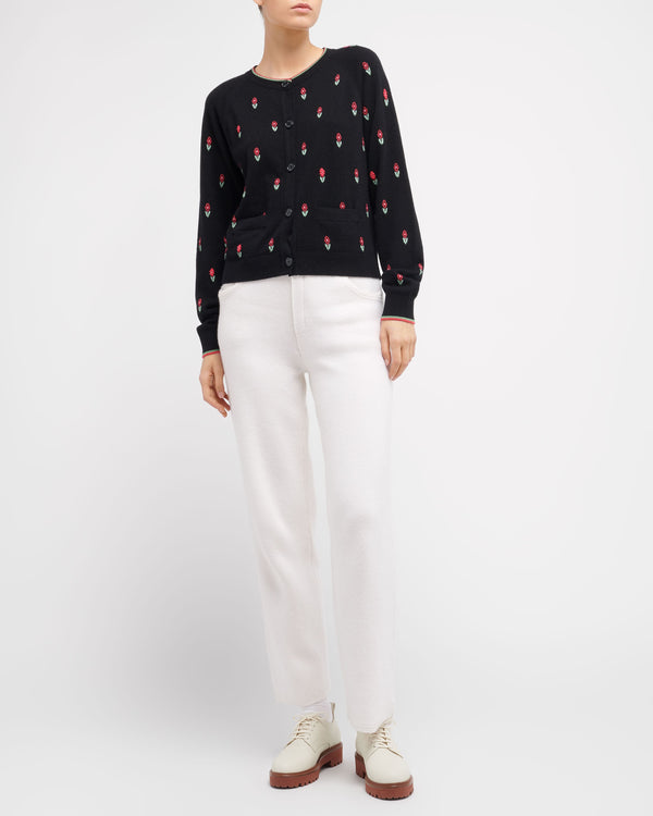 Barrie Pantalon Denim Boyfriend En Cachemire Et Coton