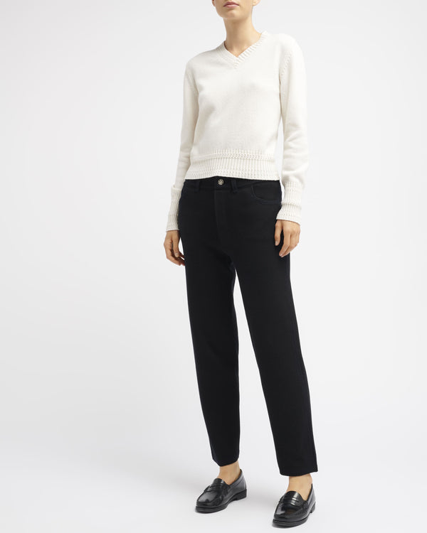 Barrie Pantalon Denim Boyfriend En Cachemire Et Coton