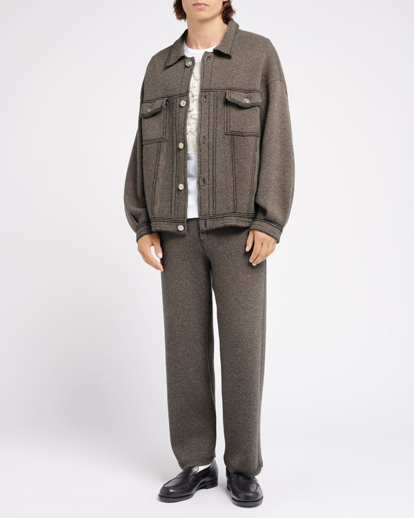 Barrie Pantalon Denim Classique En Cachemire Et Coton