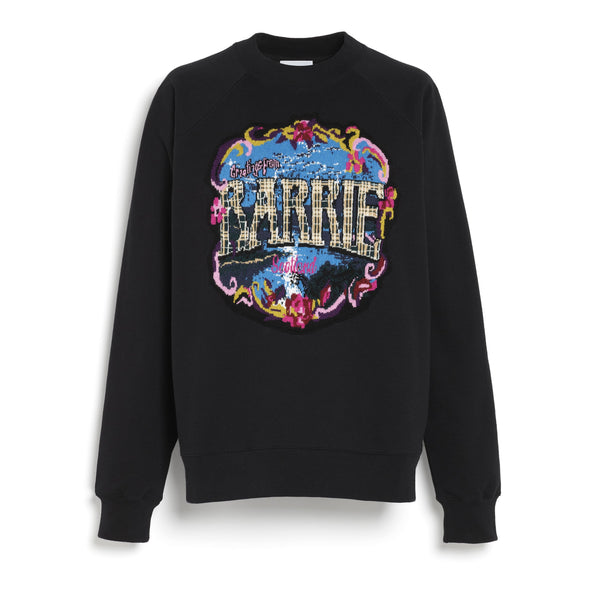 Barrie Sweat En Coton Avec Patch Greetings En Cachemire