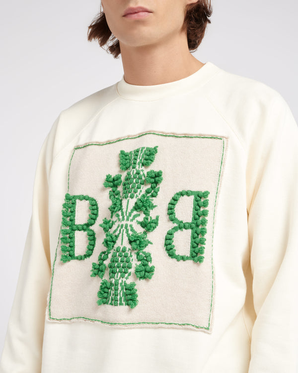 Barrie Sweat En Coton Avec Patch Logo B En Cachemire