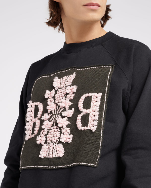 Barrie Sweat En Coton Avec Patch Logo B En Cachemire