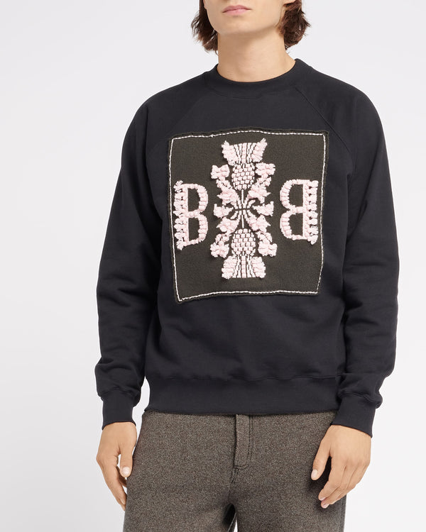 Barrie Sweat En Coton Avec Patch Logo B En Cachemire