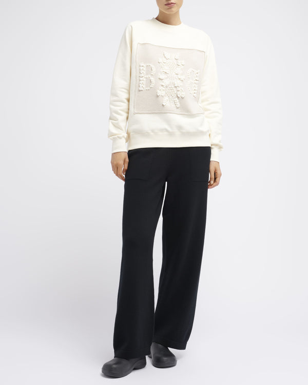 Barrie Sweat En Coton Avec Patch Logo B En Cachemire