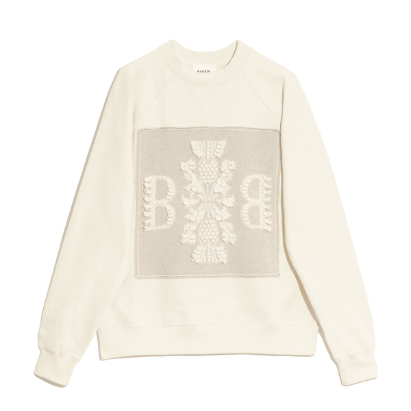 Barrie Sweat En Coton Avec Patch Logo B En Cachemire