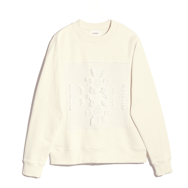 Barrie Sweat En Coton Avec Patch Logo B En Cachemire