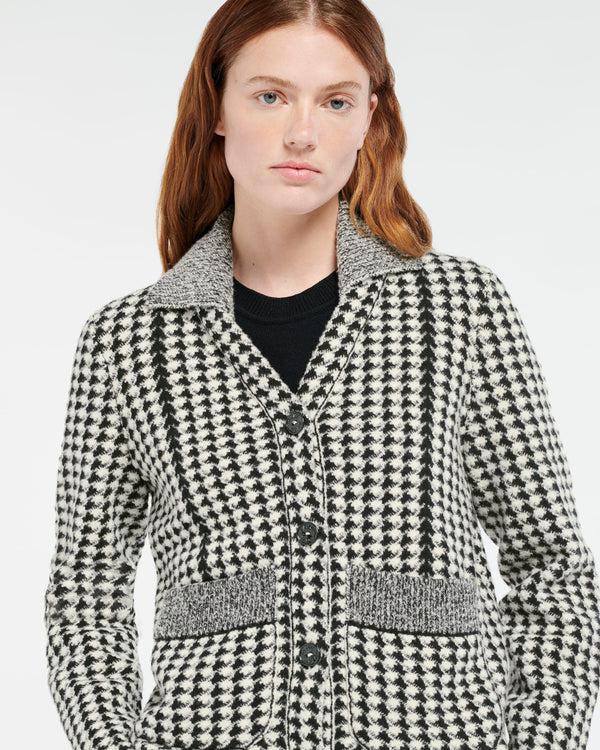 Barrie Veste De Tailleur En Cachemire à Motif Pied-de-poule