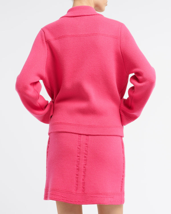 Barrie Veste Denim En Cachemire Et Coton à Broderies