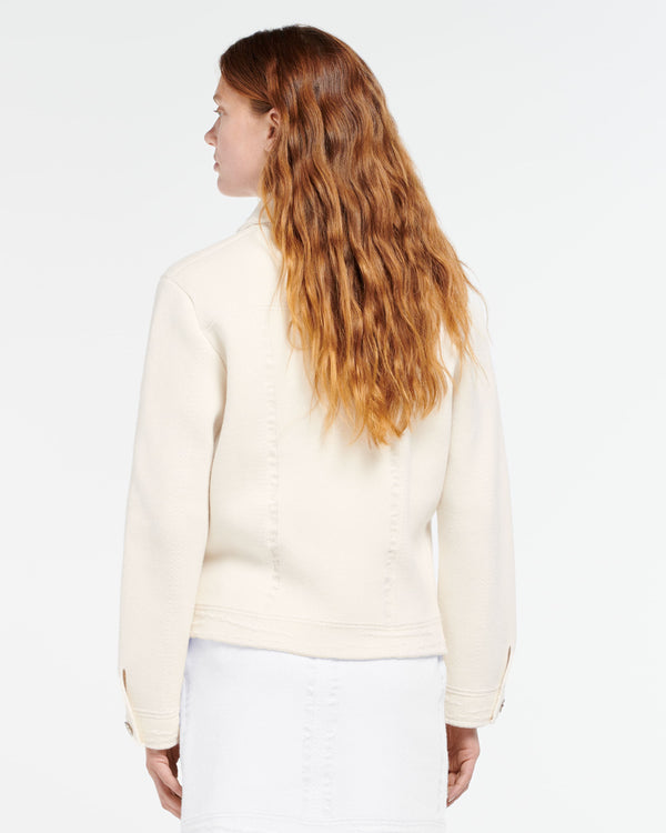 Barrie Veste Denim En Cachemire Et Coton à Coupe Droite