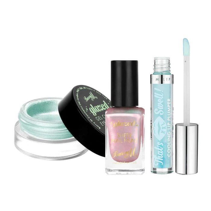 barry m Glazed Makeup Set - Green