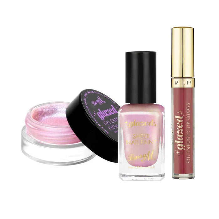 barry m Glazed Makeup Set - Pink
