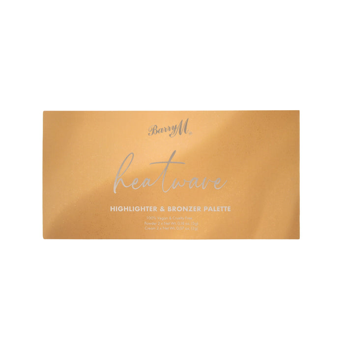 Barry M Heatwave Highlighter And Bronzer Palette