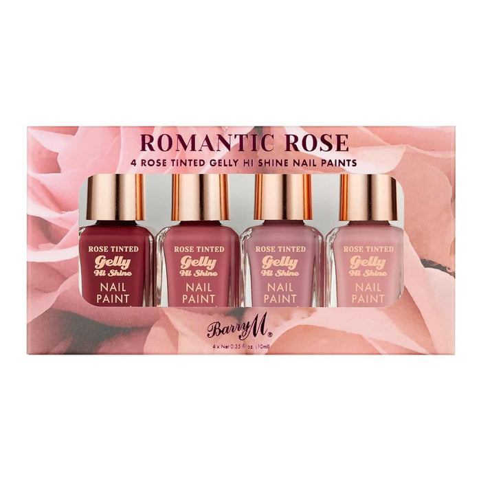 barry m Romantic Rose Nail Paint Gift Set