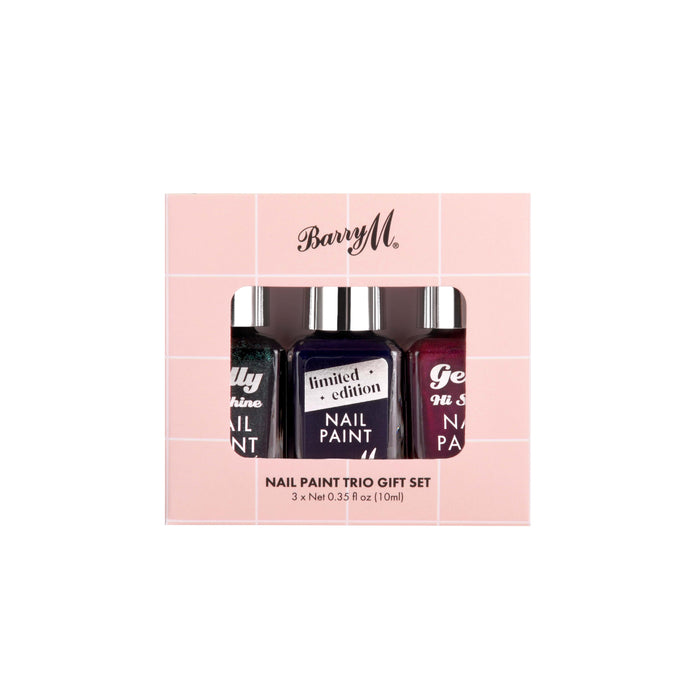 barry m Trio Nail Paint Gift Set 1