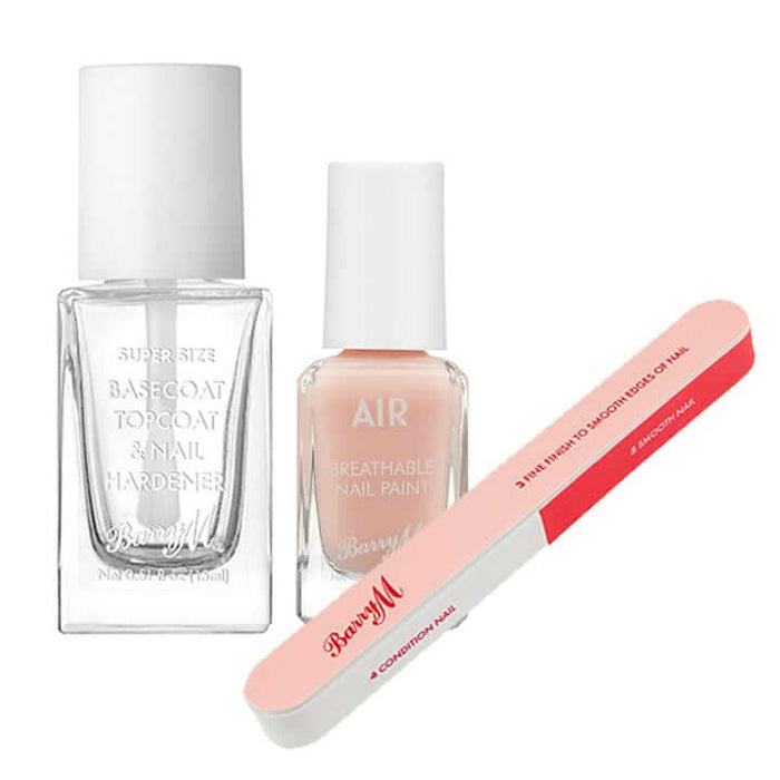 barry m Nail Paint Saver Set - Air Breathable Pink Cupcake