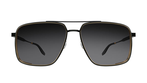 barton perreira 007 Scaramanga Black Satin / Gold / Noir (AR) With Breath Logo