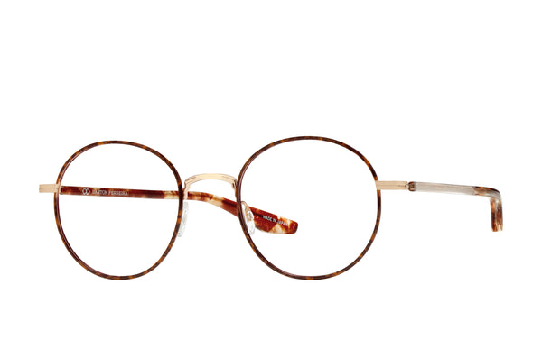 Barton Perreira Caster Optical Gold / Tortoise Enamel / Crystal / Chestnut
