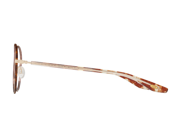 Barton Perreira Caster Optical Gold / Tortoise Enamel / Crystal / Chestnut