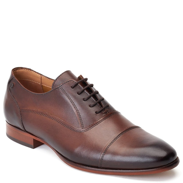 Base London Angelo Waxy Oxford Shoes Brown