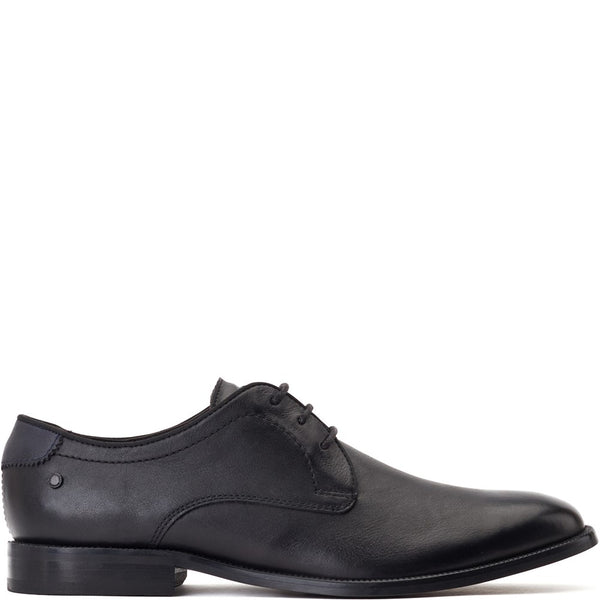 base london Bertie Burnished Derby Shoes Black