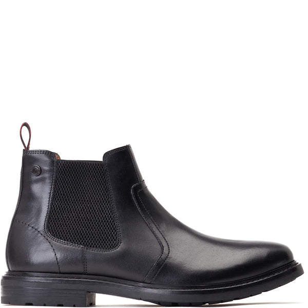 base london Bloom Burnished Chelsea Boots Black