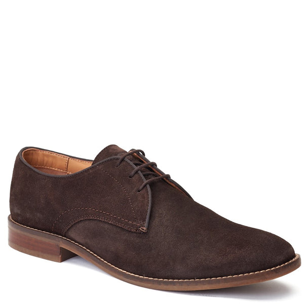 Base London Bronte Suede Derby Shoes Brown