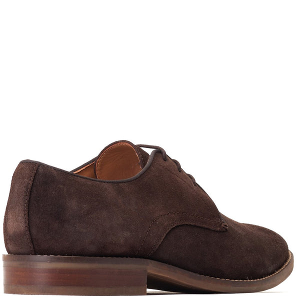Base London Bronte Suede Derby Shoes Brown