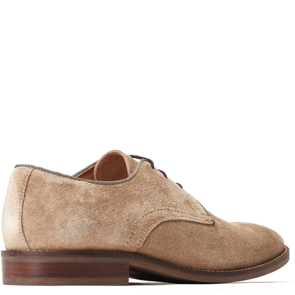 Base London Bronte Suede Derby Shoes Sand