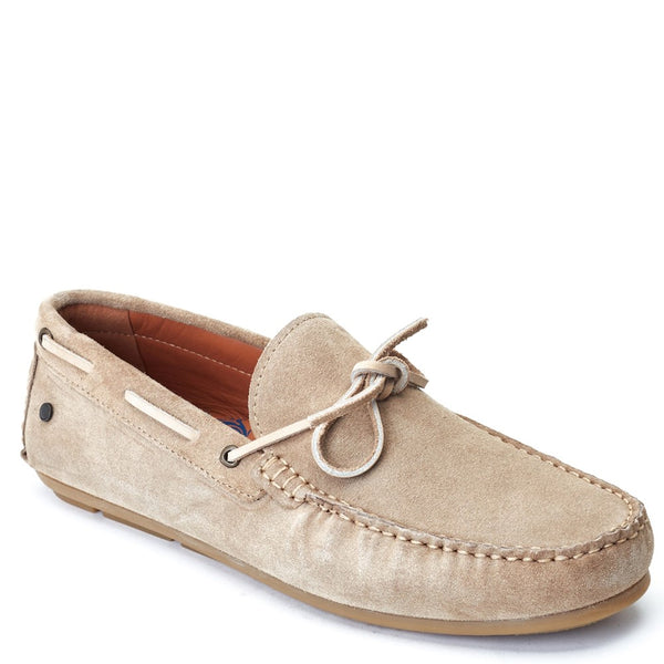Base London Brooks Suede Loafers Sand