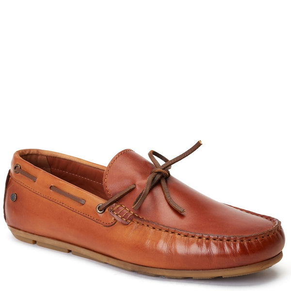 Base London Brooks Washed Loafers Tan