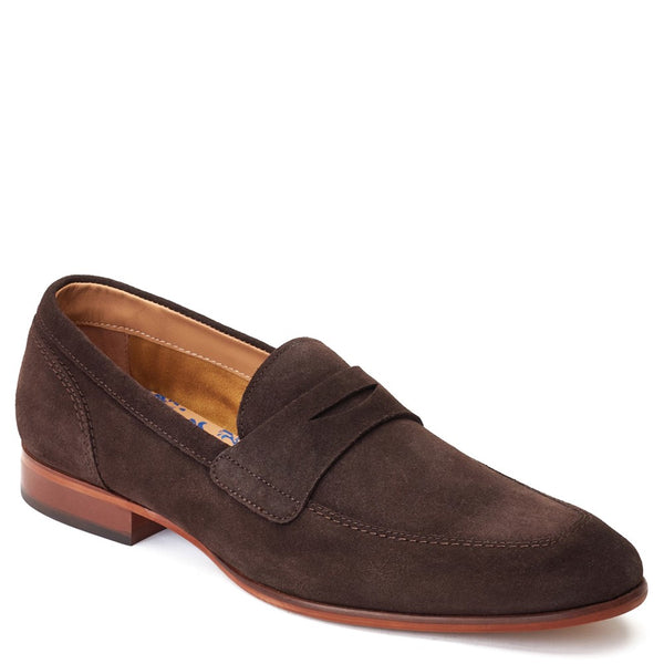 Base London Bruno Suede Loafers Brown