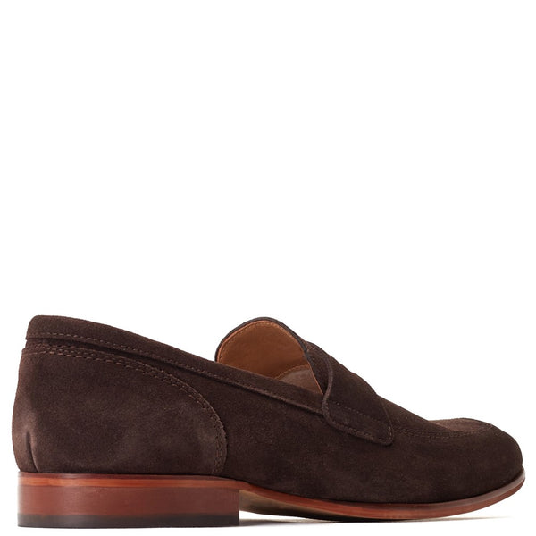 Base London Bruno Suede Loafers Brown