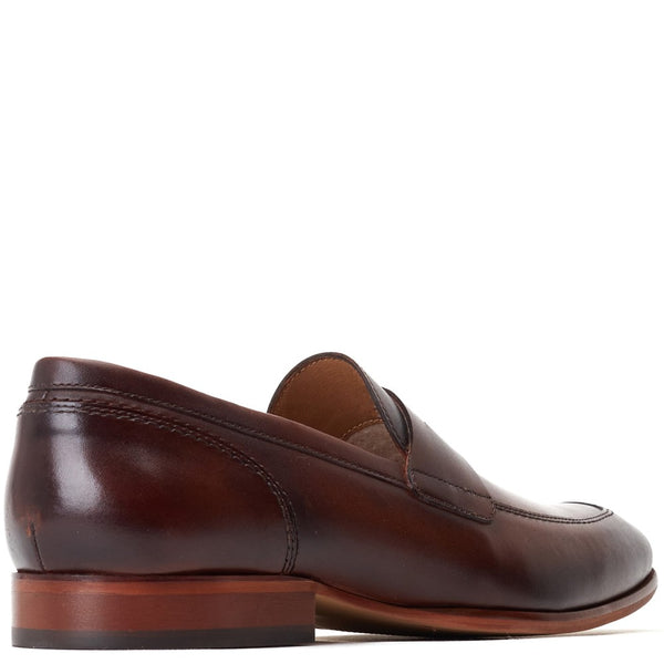 Base London Bruno Waxy Loafers Brown