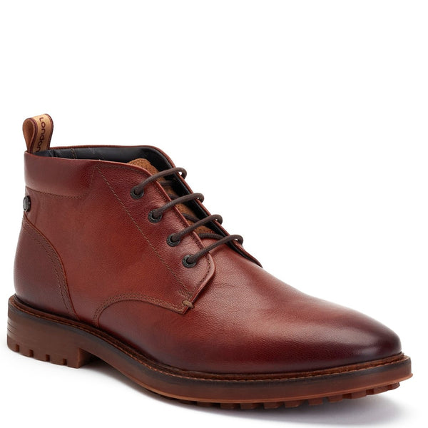 Base London Canmore Grain Chukka Boots Tan