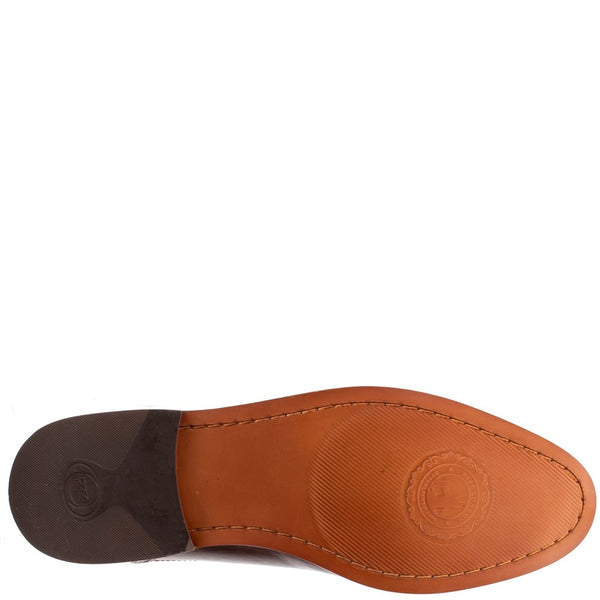 Base London Cast Oxford Brogue Shoes Brown