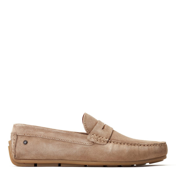 base london Collins Suede Loafers Sand