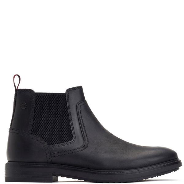base london Dandridge Pull Up Chelsea Boots Black